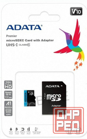 A-Data карта памяти Micro Securedigital 128gb Ausdx128guicl10a1-Ra1 - арт-8656 Макеевка - изображение 1