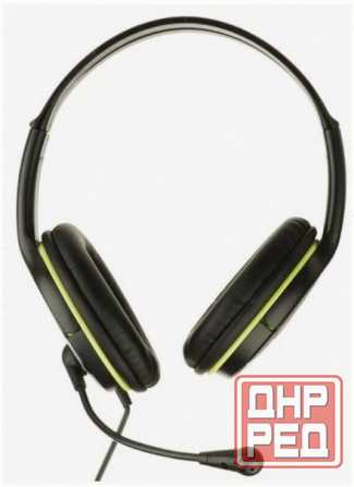 Компьютерная гарнитура Genius Hs-400a, черный/зеленый арт-1158 Макеевка - изображение 2