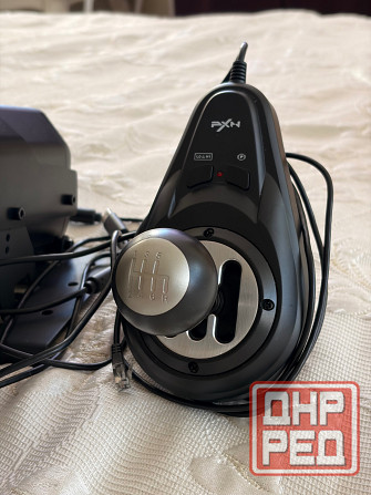 Продам игровой руль pxn V10 с кпп и обратной связью Донецк - изображение 2