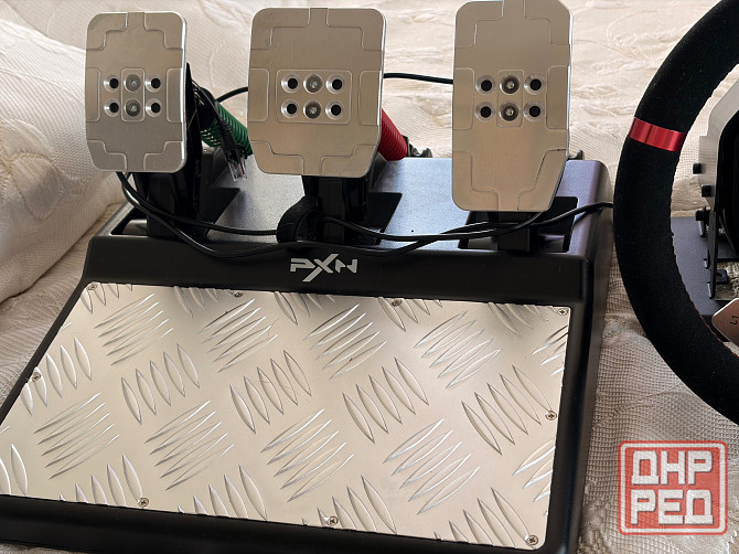 Продам игровой руль pxn V10 с кпп и обратной связью Донецк - изображение 5