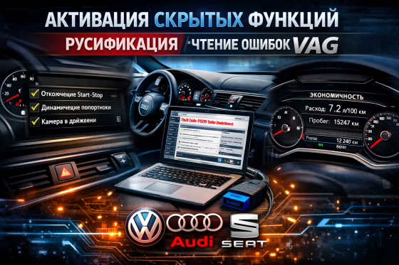 Активация скрытых функций VAG от 2003г | Русификация | Донецк Донецк