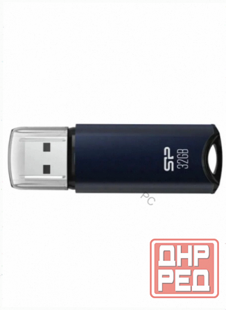Usb-флешка Silicon Power Marvel M02 Sp032gbuf3m02v1b 32gb Usb 3.0, синий (арт-2671) Макеевка - изображение 1