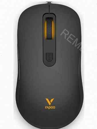 Мышь компьютерная Rapoo V16rgb проводная 6 кнопок, Rgb, черный [арт-1071] Макеевка