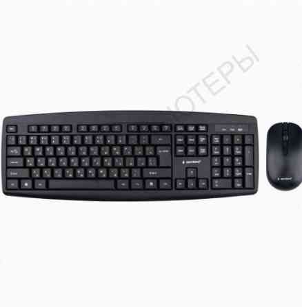 Комплект клавиатура и мышь Gembird Kbs-8000 черный (арт-8955) Макеевка