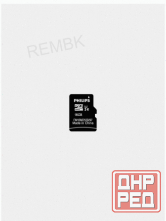 Флеш карта Microsd 16gb Philips High Speed Microsdhc Class 10 90mb/S арт-9629 Макеевка - изображение 2