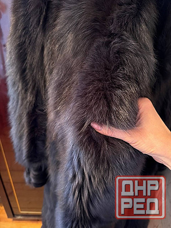 Шуба из натуральной лисы (графит) Донецк - изображение 4