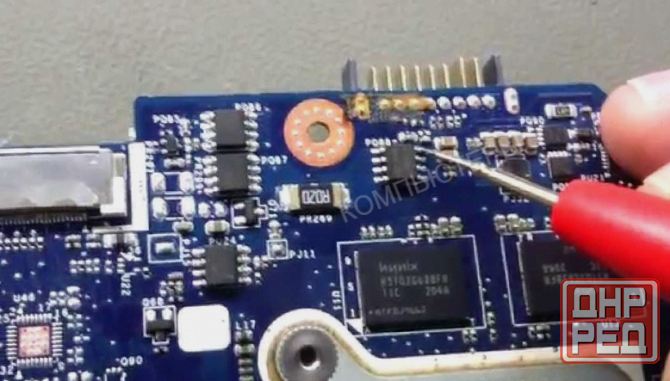 Ремонт цепей питания в ноутбуке, сервис "рембук" арт-5605 Макеевка - изображение 1