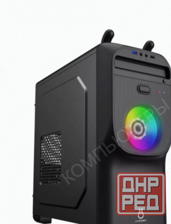 Корпус Mini-Tower Zircon Cute Rabbit Micro-Atx/Mini-Itx, без бп, черный, арт-3712 Макеевка - изображение 1