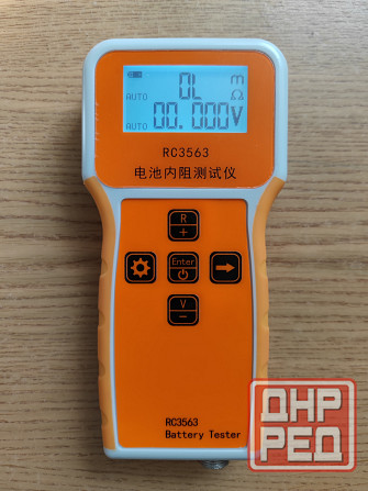 Тестер батарей - тестер импеданса(сопротивления) и напряжения RC3563 (LQ1060S) Донецк - изображение 2