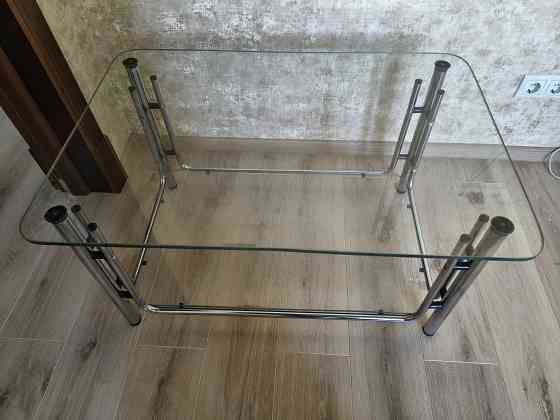 Журнальный столик стеклянный двухслойный Донецк