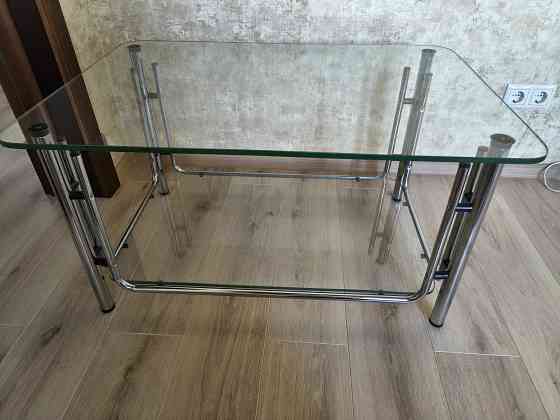 Журнальный столик стеклянный двухслойный Донецк