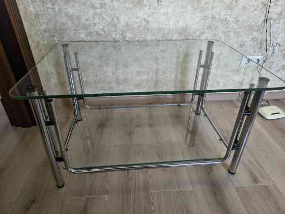 Журнальный столик стеклянный двухслойный Донецк