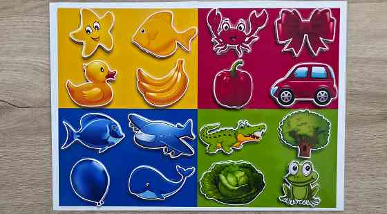 Игра на липучках Учу цвета Донецк