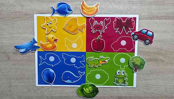 Игра на липучках Учу цвета Донецк