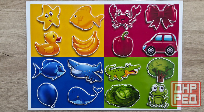 Игра на липучках Учу цвета Донецк - изображение 1