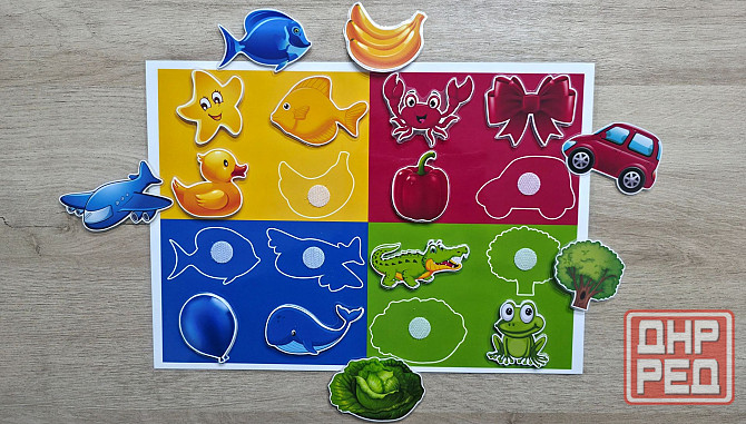 Игра на липучках Учу цвета Донецк - изображение 2