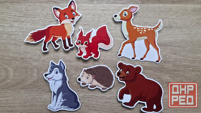 Игра на липучках Лесные животные Донецк - изображение 3