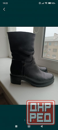 сапожки кожаные Донецк - изображение 1