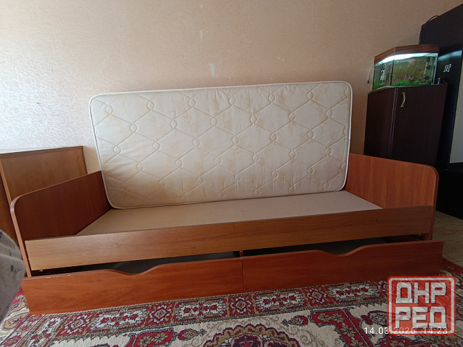 Кровать 200*90 +матрас Макеевка - изображение 2