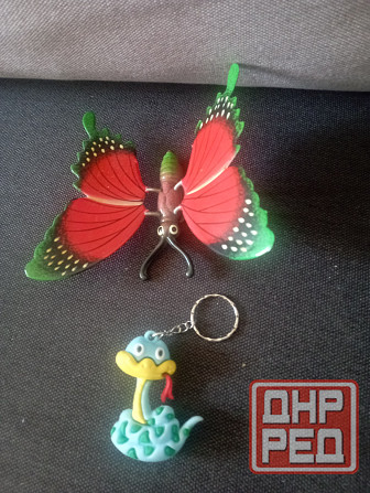 Магнит бабочка, брелок Макеевка - изображение 1