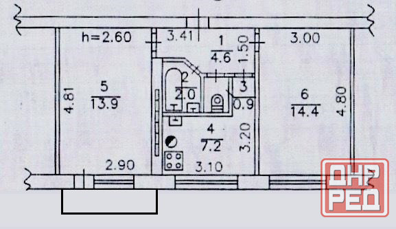 Продам 2ком вода круглосуточно,пр-т Комсомольский, Ворошиловский район Донецк - изображение 8