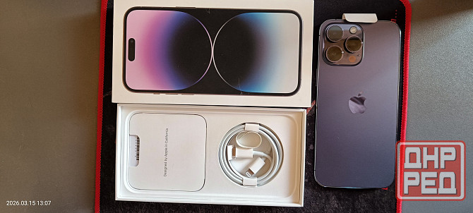 Apple iPhone 14 Pro Max 256Gb Deep Purple Dual Sim (Фиолетовый) 2 физические SIM-карты Донецк - изображение 3