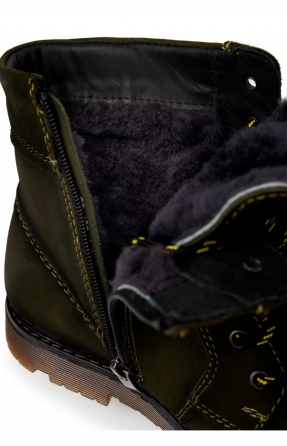 Зимние ботинки. Натуральный нубук и мех. Донецк