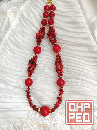 Колье - Коралловое- Донецк - изображение 3