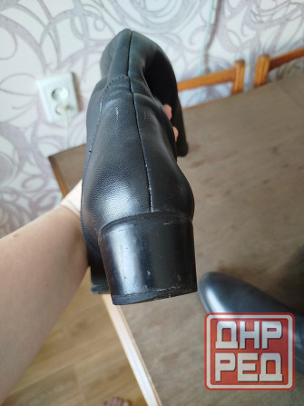 Сапоги кожаные высокие Донецк - изображение 7