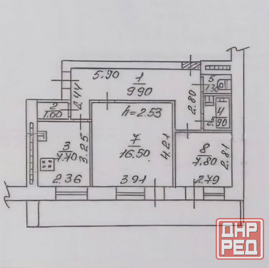 Продам 2ком Ворошиловский район, Документы готовы Донецк - изображение 6