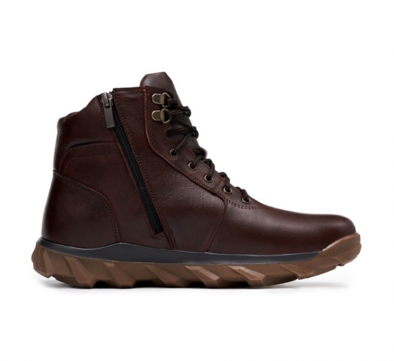 Кожаные ботинки на меху. Донецк