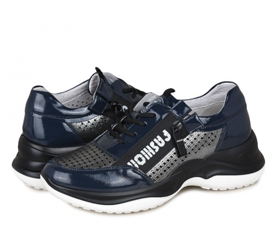 Кроссовки из натуральной лаковой кожи Донецк