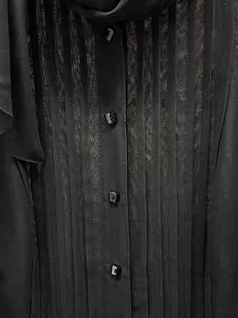 Шифоновая блузка 44-46 приталеная с шарфом Донецк