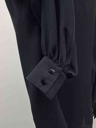 Шифоновая блузка 44-46 приталеная с шарфом Донецк