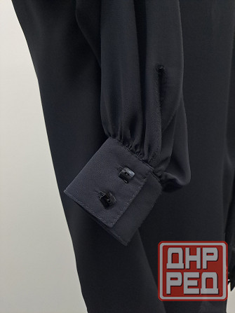 Шифоновая блузка 44-46 приталеная с шарфом Донецк - изображение 6