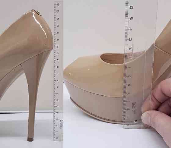 Туфли Guess оригинал 40 бежевые с открытым мыском Донецк