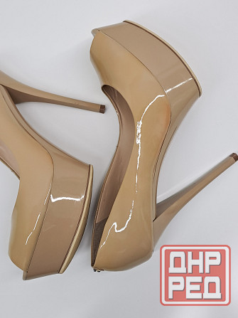 Туфли Guess оригинал 40 бежевые с открытым мыском Донецк - изображение 5