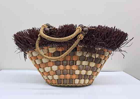 Сумка соломенная пляжная большая Aqua di mare Донецк