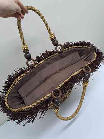 Сумка соломенная пляжная большая Aqua di mare Донецк