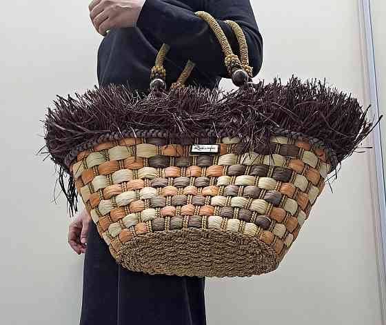 Сумка соломенная пляжная большая Aqua di mare Донецк