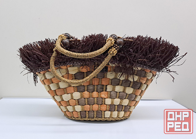 Сумка соломенная пляжная большая Aqua di mare Донецк - изображение 3