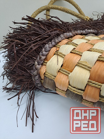 Сумка соломенная пляжная большая Aqua di mare Донецк - изображение 7