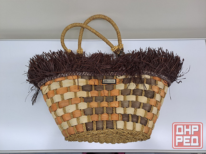 Сумка соломенная пляжная большая Aqua di mare Донецк - изображение 8