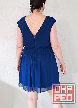 Платье женское 52 летнее синее Vila Донецк - изображение 8