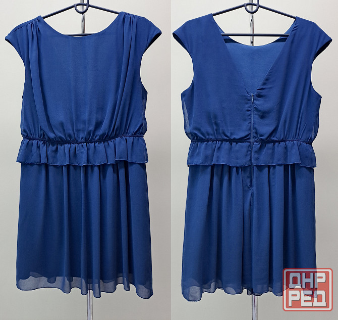 Платье женское 52 летнее синее Vila Донецк - изображение 1