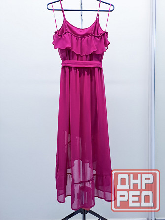 Платье женское сарафан фуксия 48 асимметричное Донецк - изображение 2