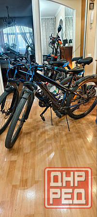 Продаются 2 велосипеда INTENZO с высотой рамы размером 13" и 15" дюймов. Фурнитура фирменная SHIMANO Донецк - изображение 1