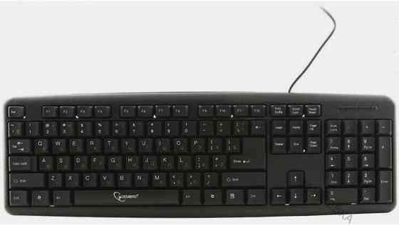 Клавиатура Gembird Kb-8320u-Bl, Usb, черный тип подключения: проводная, интерфейс: Usb (арт-8955) Макеевка