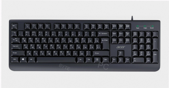 Клавиатура Acer Okw400, проводная, Usb, черный (Zl. Kbdee.01c) (арт-4540) Макеевка