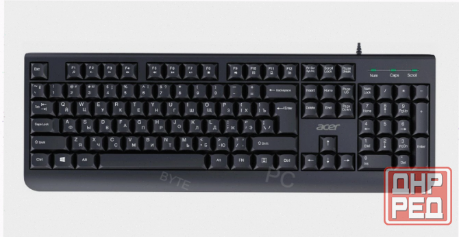 Клавиатура Acer Okw400, проводная, Usb, черный (Zl. Kbdee.01c) (арт-4540) Макеевка - изображение 1